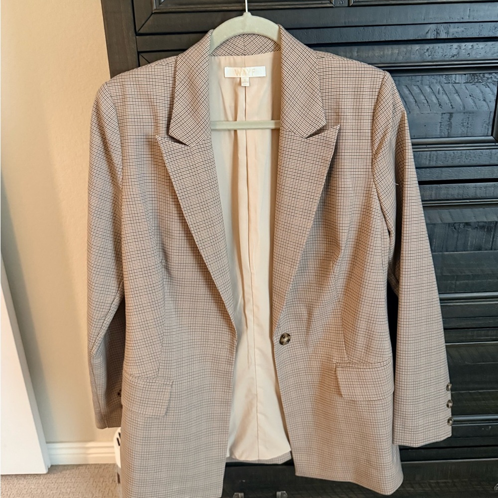 Wayf Cream Blazer